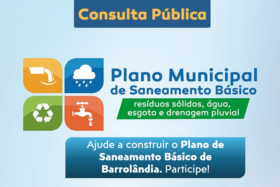 Prefeitura de Barrolândia pede sua colaboração para melhorar o saneamento básico!